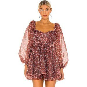 Selkie Princess Dress in Crimson Darling